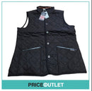 Lavenham - brown lambswool quilted gilet (xl)