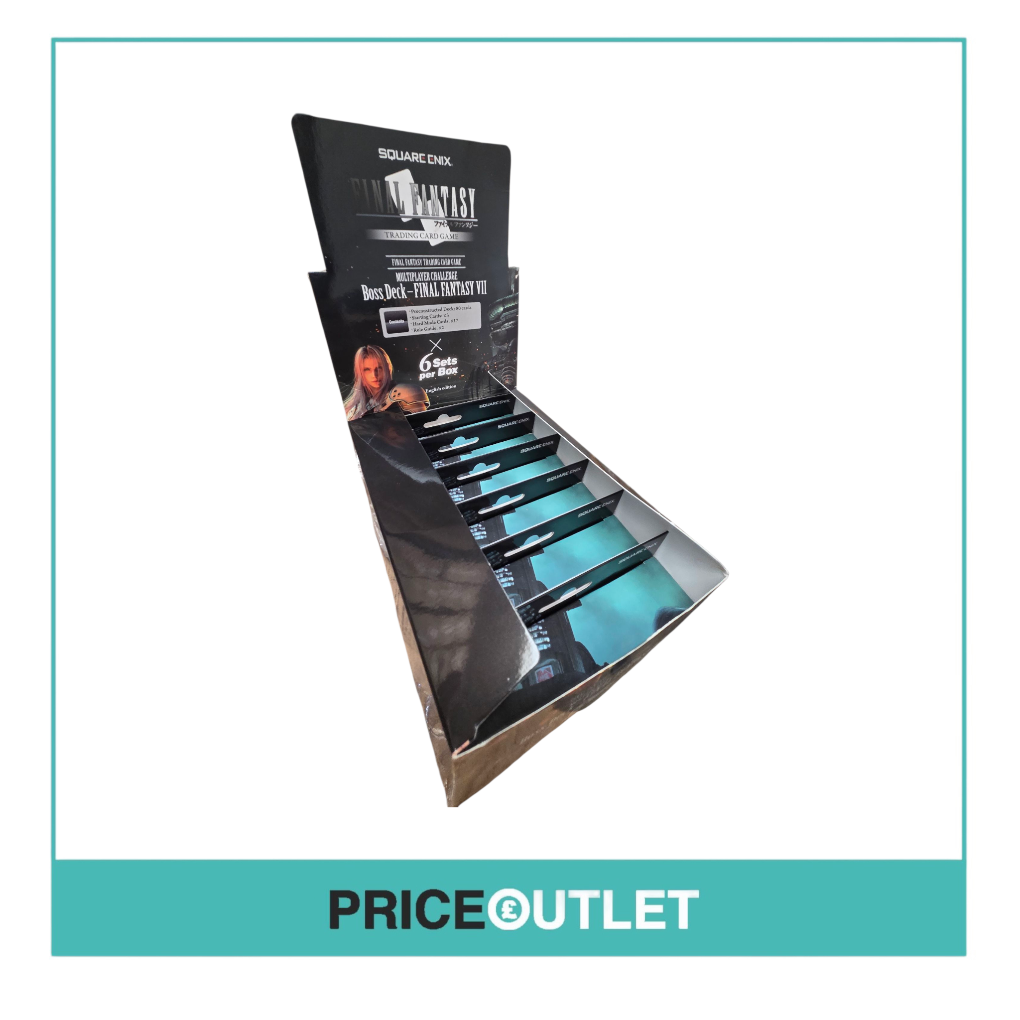 FINAL FANTASY TRADING CARD GAME: BOSS DECK - FINAL FANTASY VII english (6 pack in case)