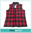 Lavenham - men's mickfield Shetland black & red check gilet (small)