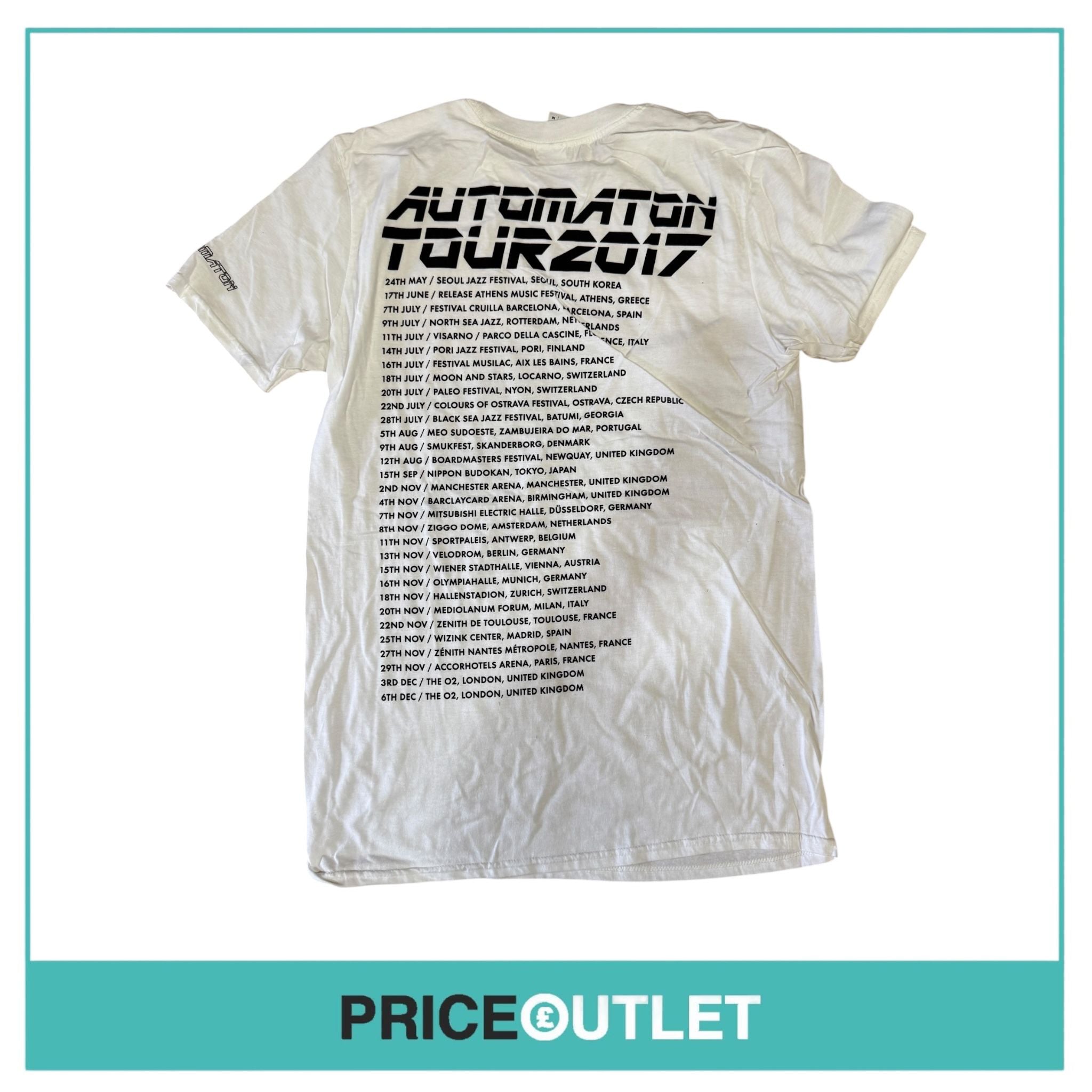 Jamiroquai - Automaton tour 2017 white tee (large)