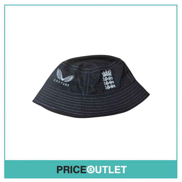 Castore England cricket. Ecb contemporary reversible bucket hat Size o/s (black)
