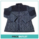 Lavenham - men's blue raydon jacket with elbow patches (medium)