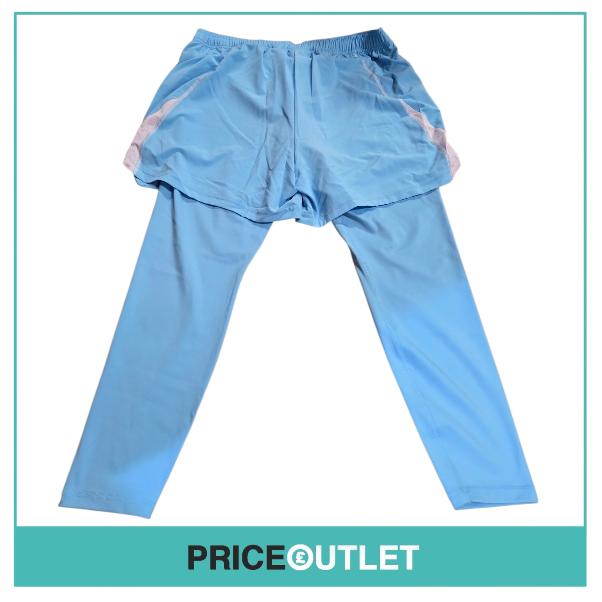 Leeds United football club - blue tight / shorts (xl)