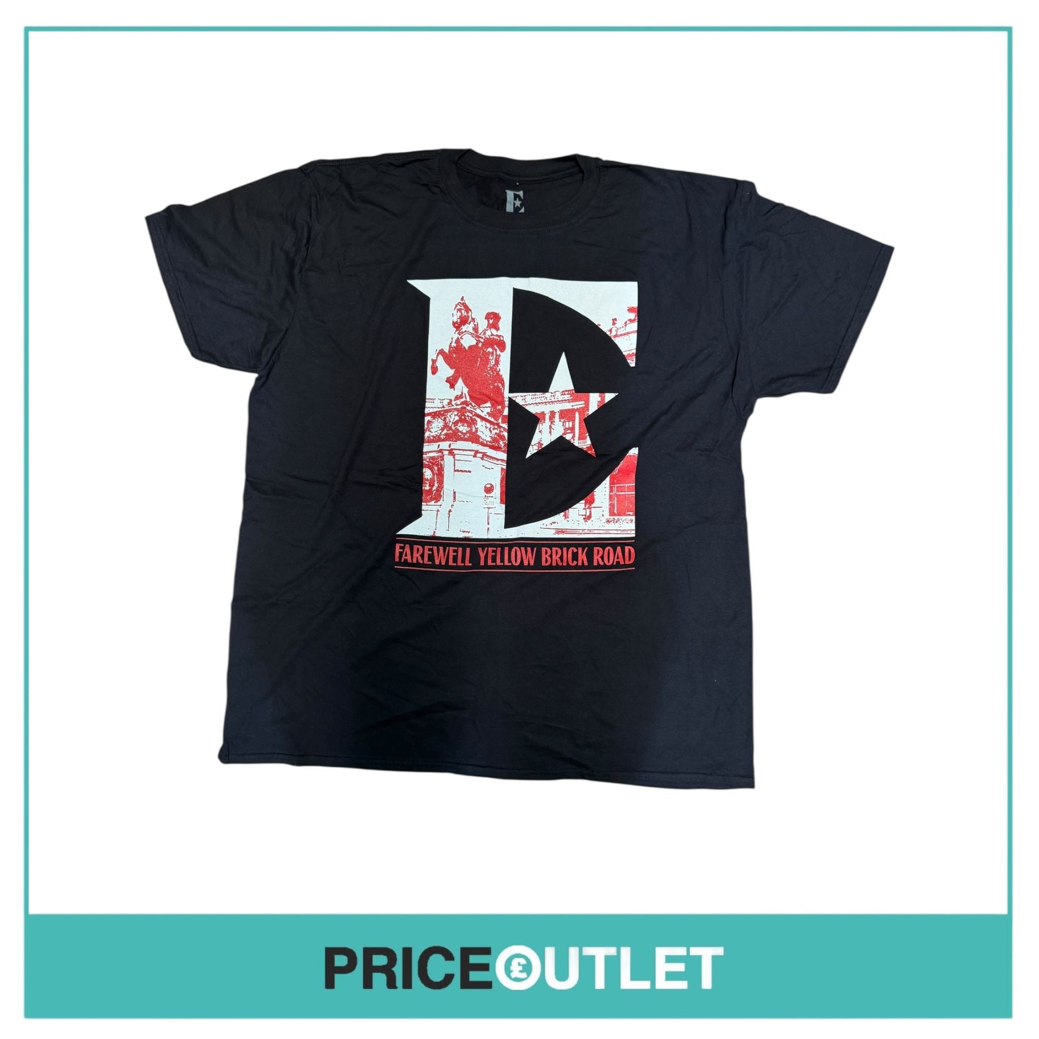 Elton John - yellow brick road farewell tour (Austria) black tee (xl)