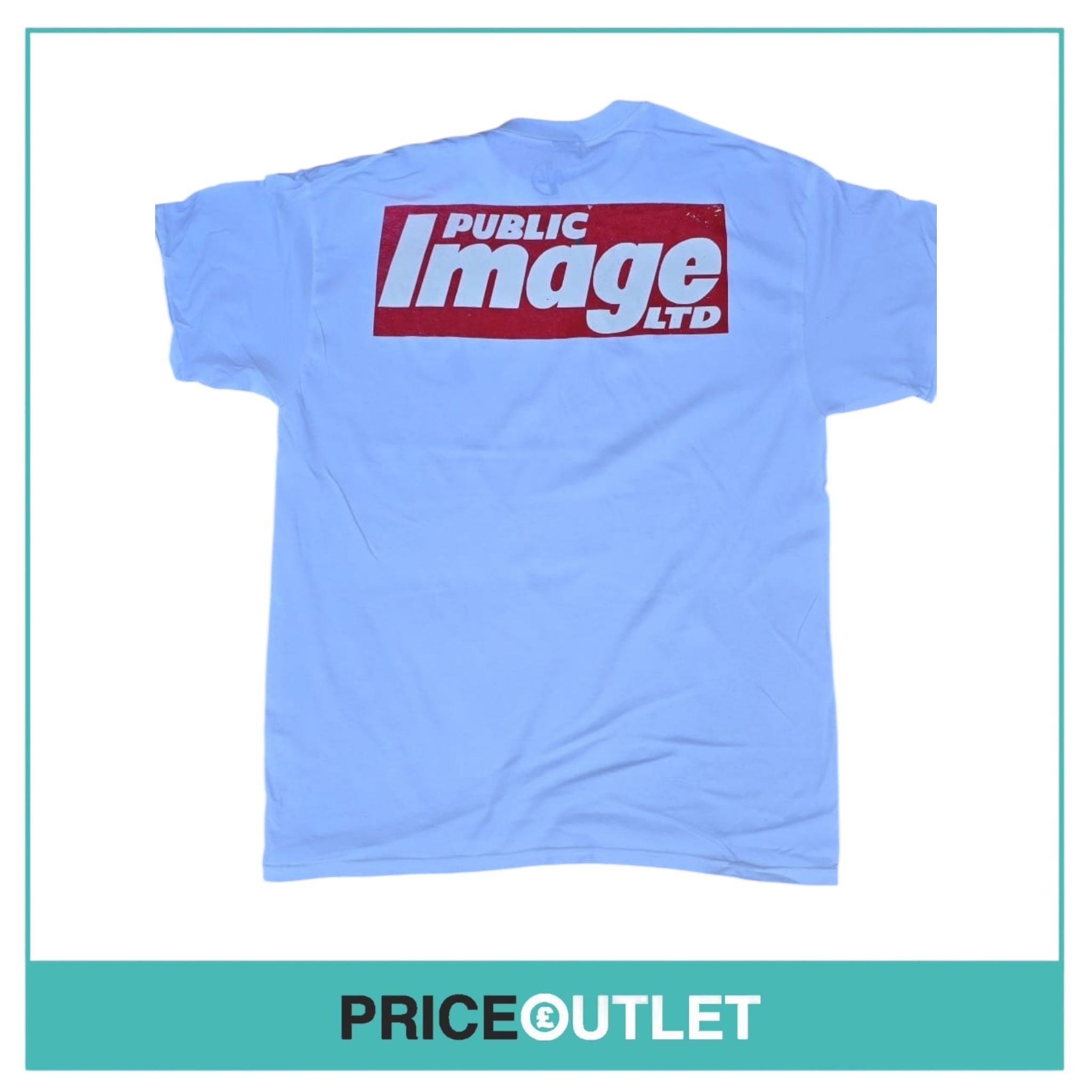 Pil Public Image ltd white t-shirt (small)