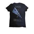 Roger waters - this is not a drill black t-shirt (large)