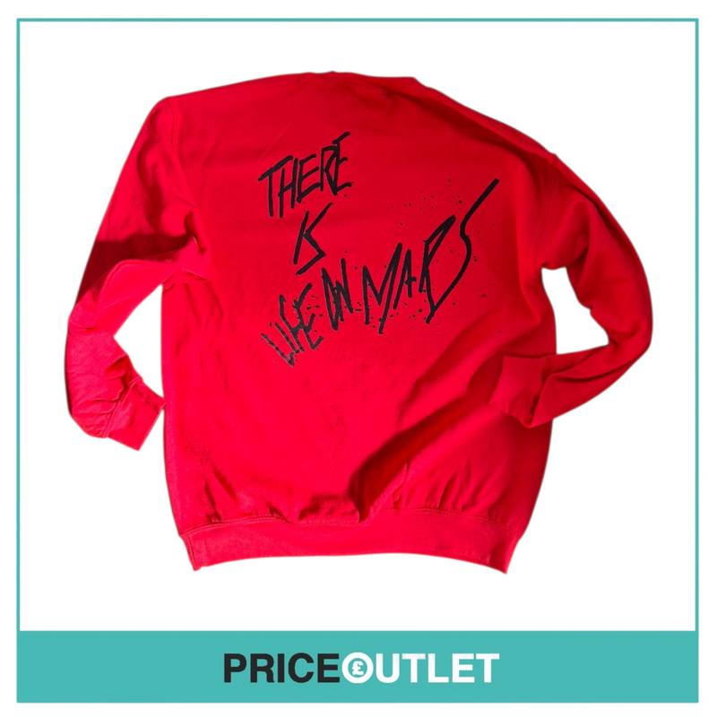 Yungblud - there is life on Mars  - red sweatshirt (large)