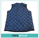 Lavenham - blue quilted gilet (m)