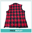 Lavenham - men's mickfield Shetland black & red check gilet (small)