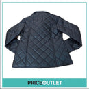 Lavenham - ladies chocolate jacket with fur collar (size 10)