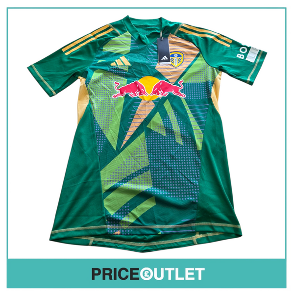 Leeds United football club - green redbull jersey (xl)