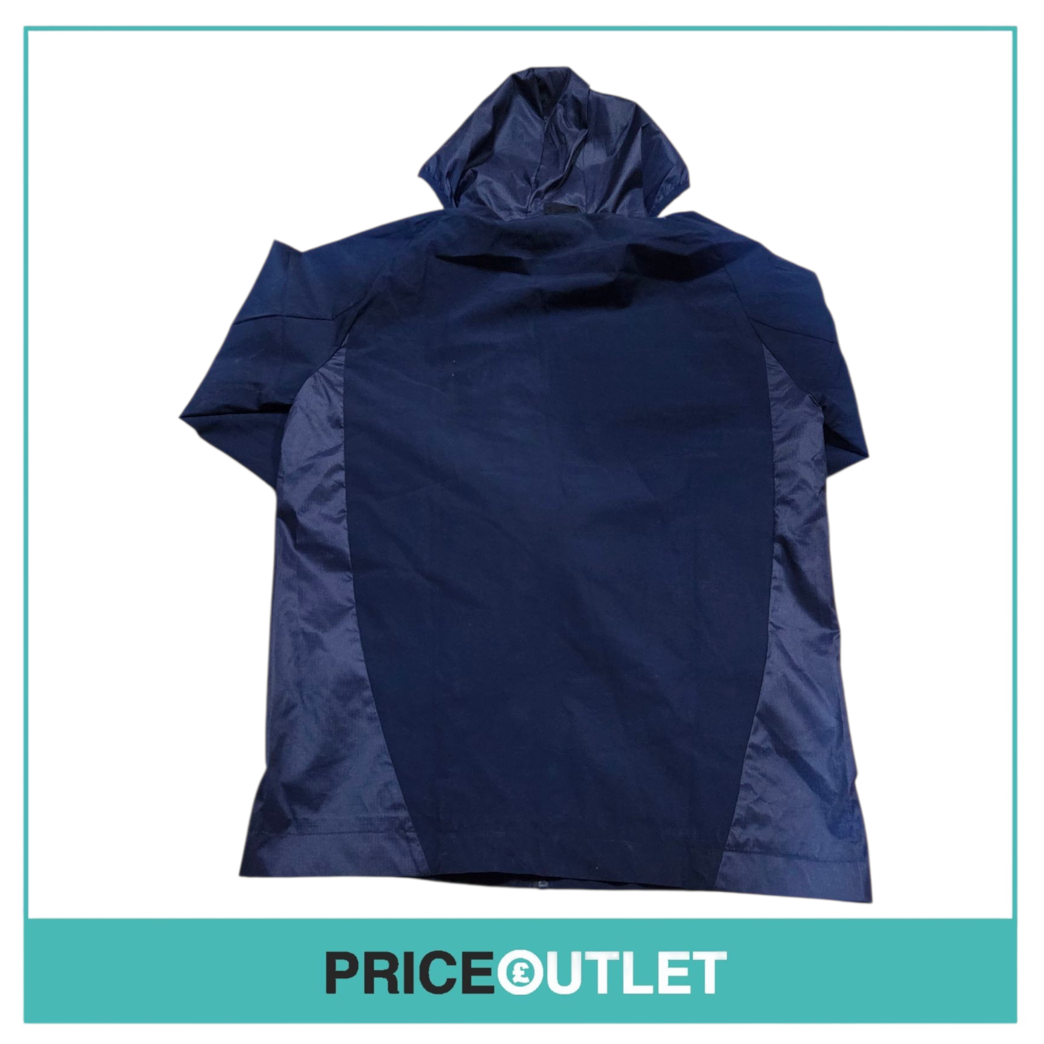 Leeds United football club - full zip rain jacket with yellow logo (xs)