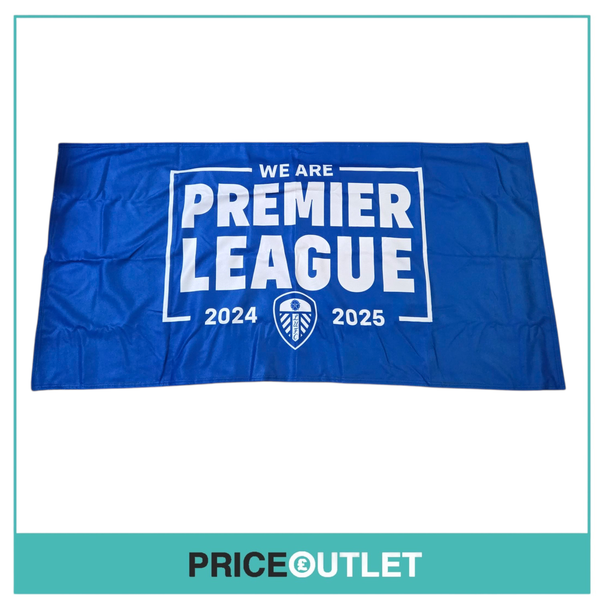 Leeds United football club - we are premier league - blue towel