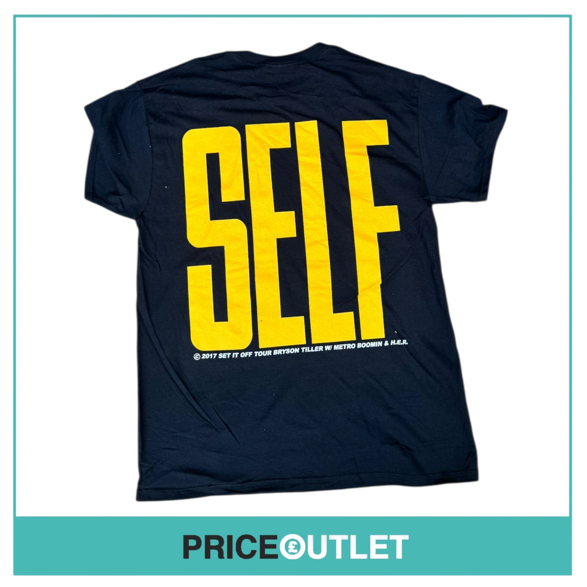 Bryson Tiller - black tour short sleeve t-shirt (medium)