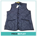 Lavenham - men's mackfield blue gilet with drakes jockey print lining (xl)