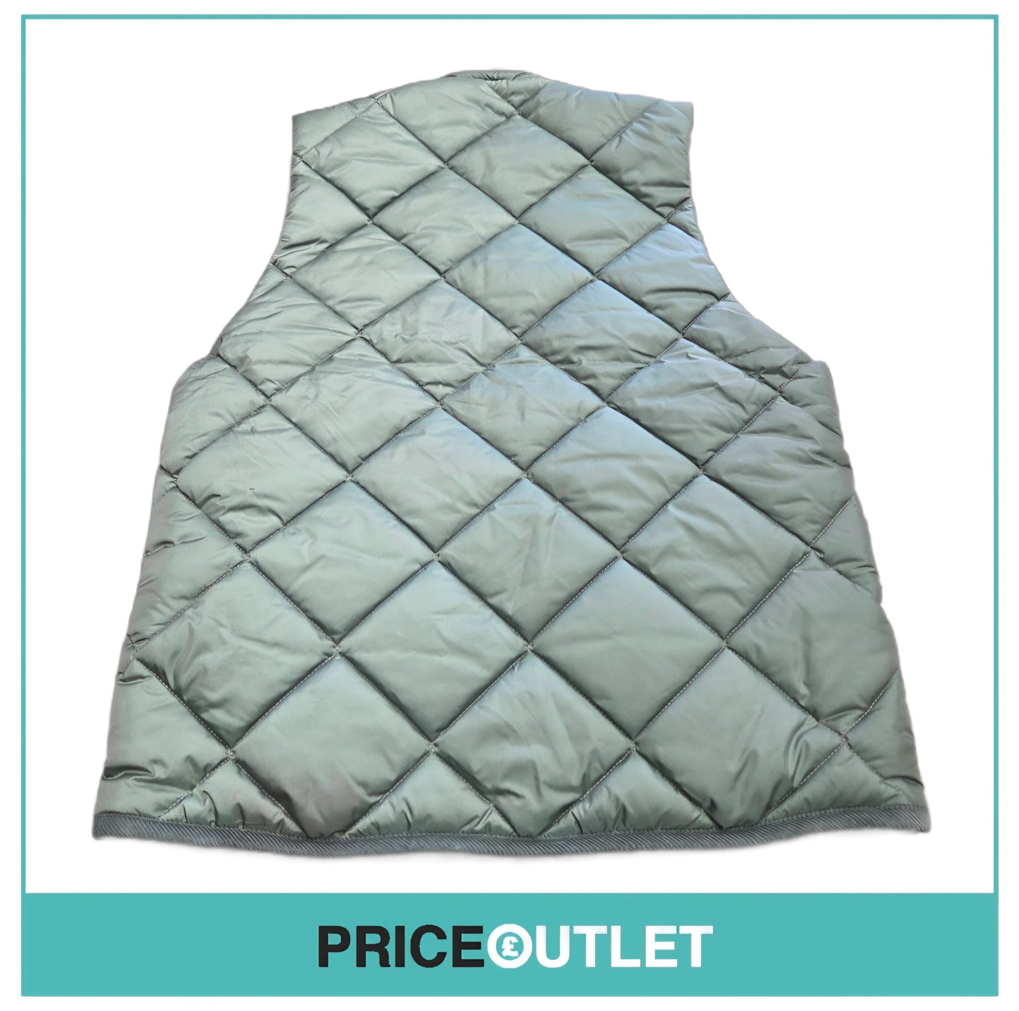 Lavenham - quilted seaspray green gilet (medium)