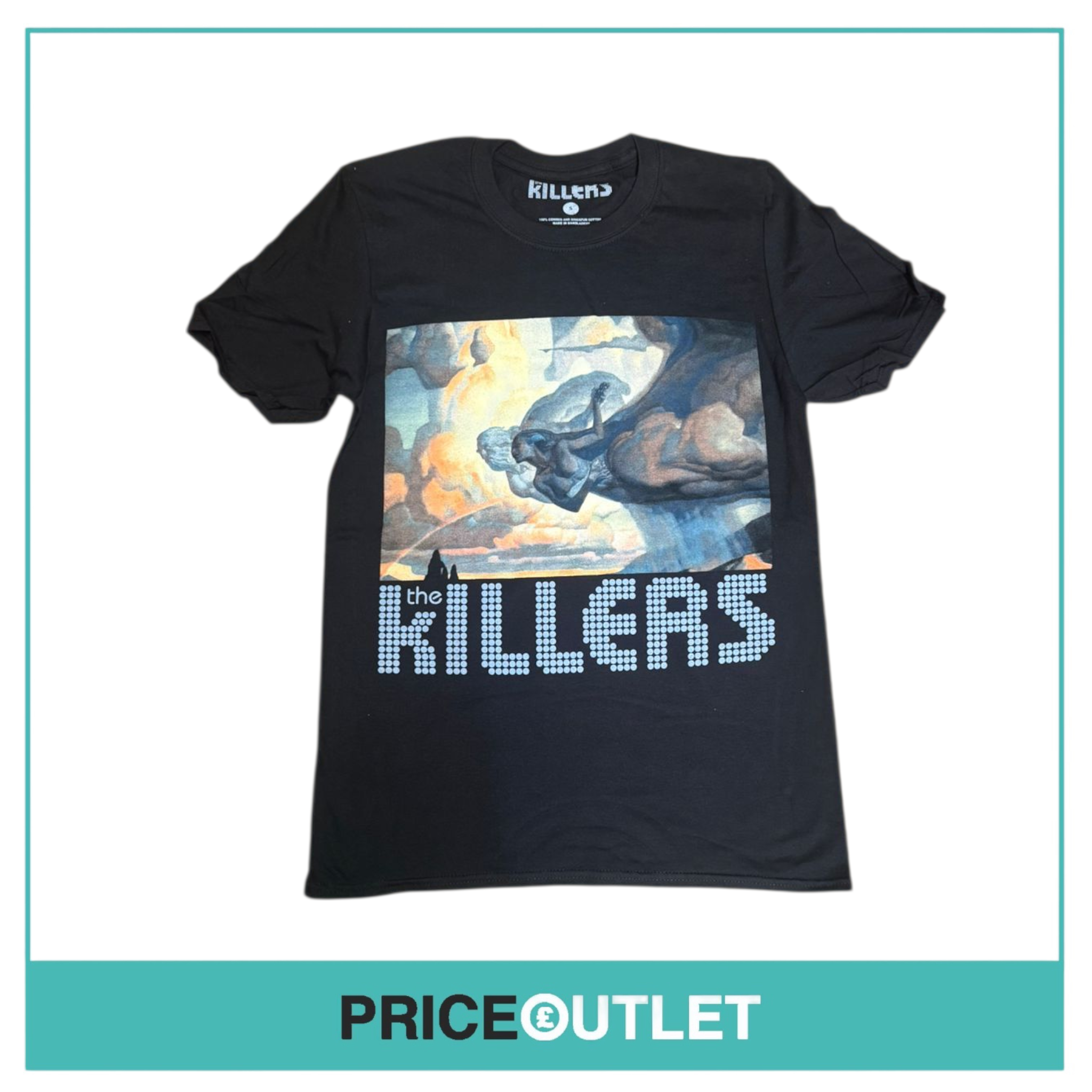 The killers - imploding mirage tour black t-shirt (medium)