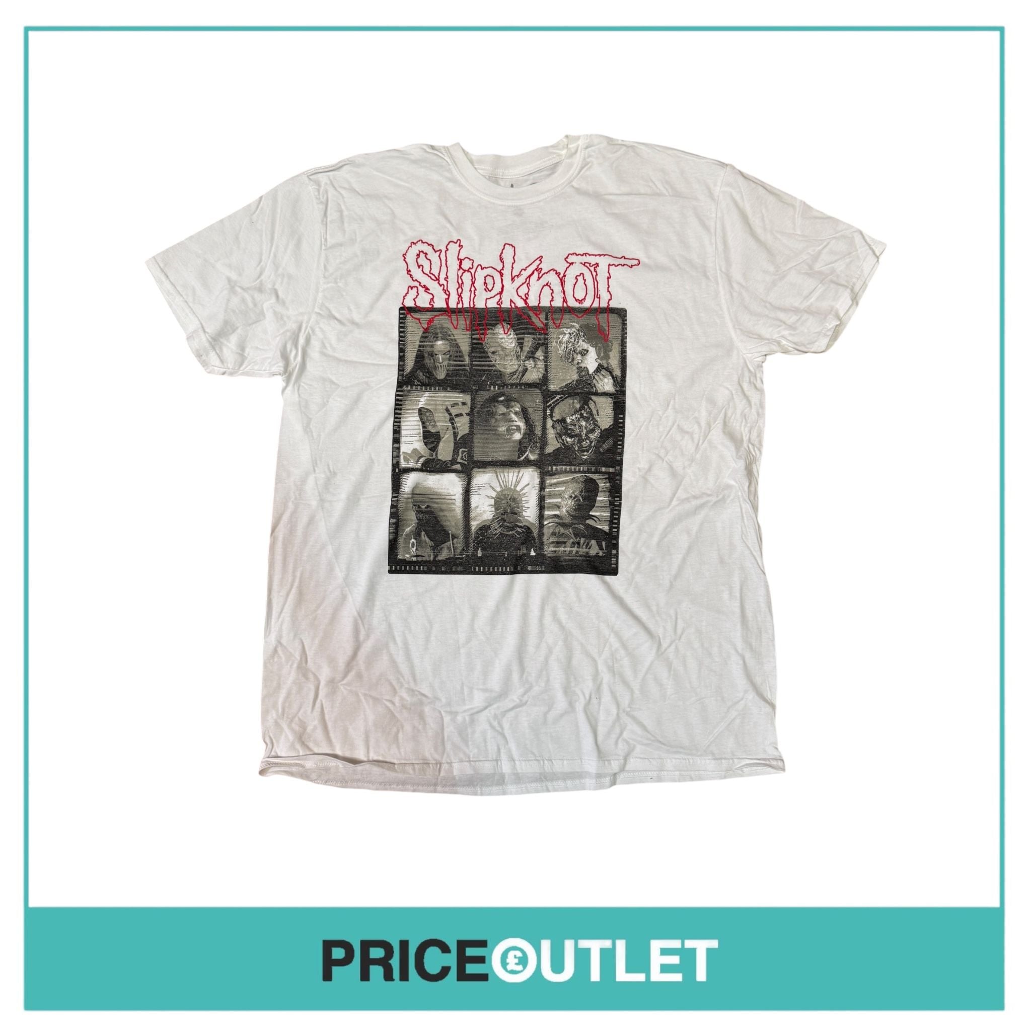 Slipknot tour 2020 - white tee (xxl)