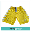 Leeds United football club - kids yellow & white squad 21 shorts (13 - 14 years)