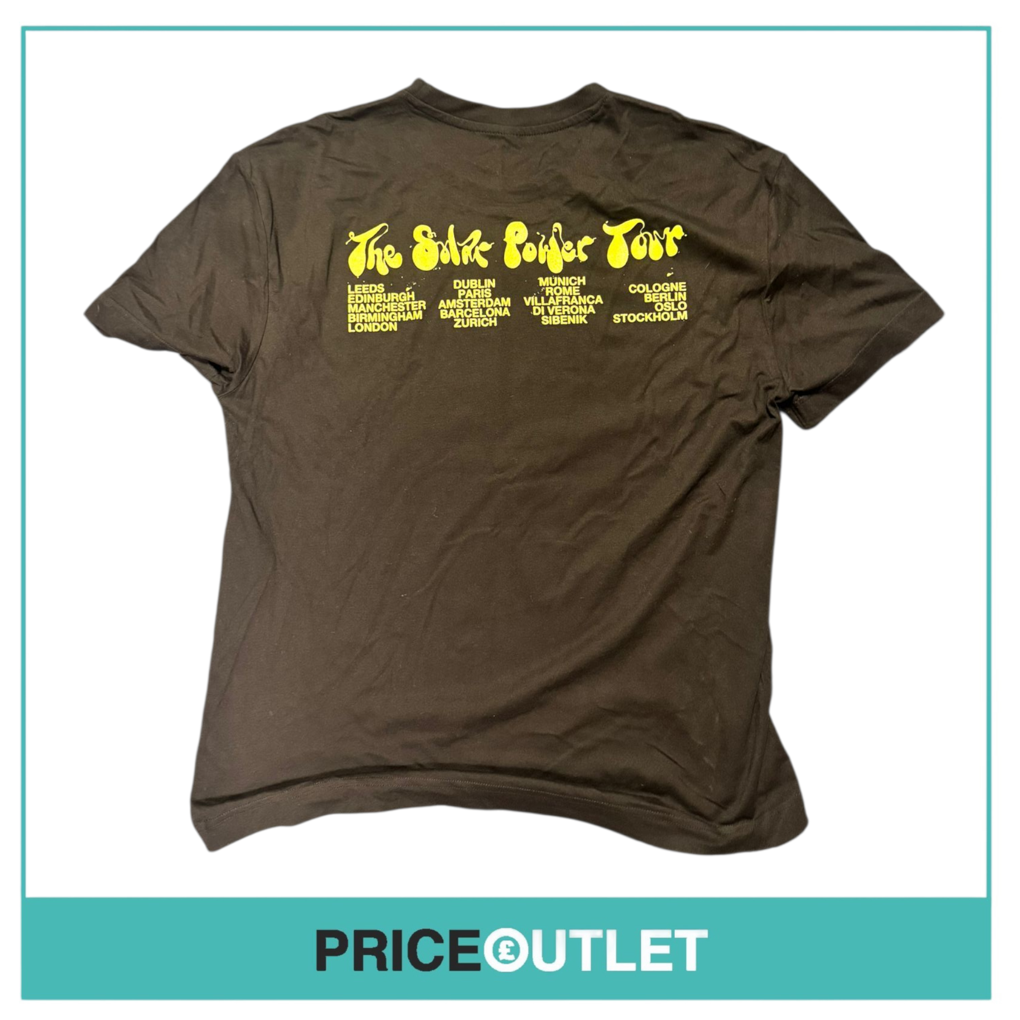 Lorde. The solar power tour t-shirt (xl) blue box