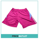 Leeds United football club - pink with white stripes goal keepers shorts (xl)