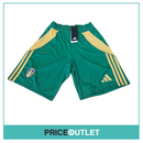 Leeds United football club - green with yellow stripes shorts (small)