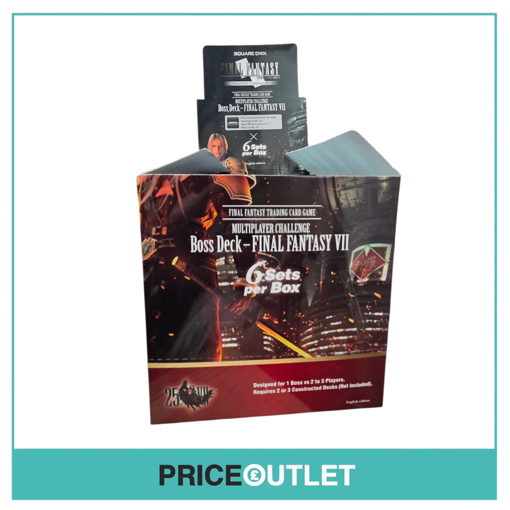 FINAL FANTASY TRADING CARD GAME: BOSS DECK - FINAL FANTASY VII english (6 pack in case)