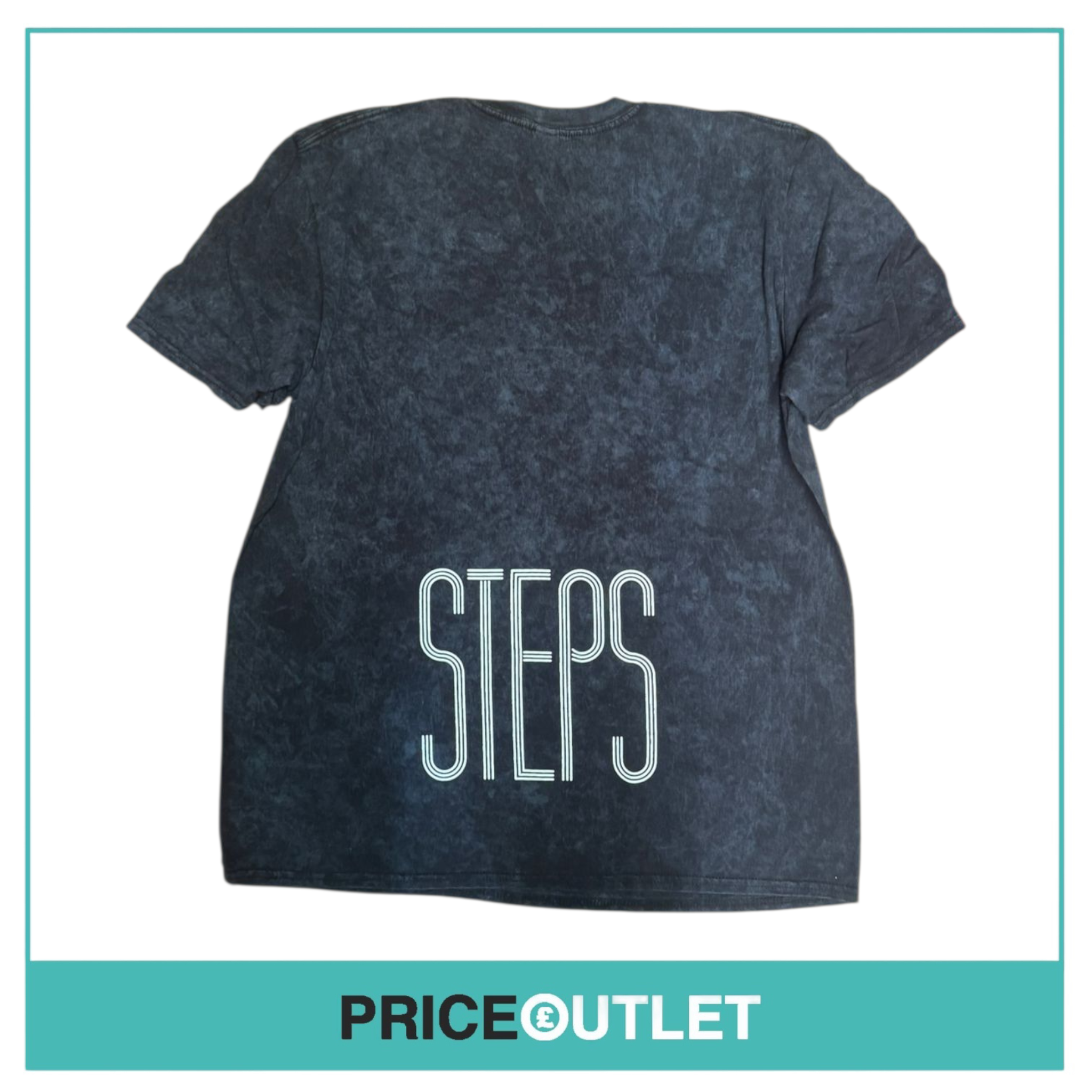 Steps - disco ball - black t-shirt (medium)