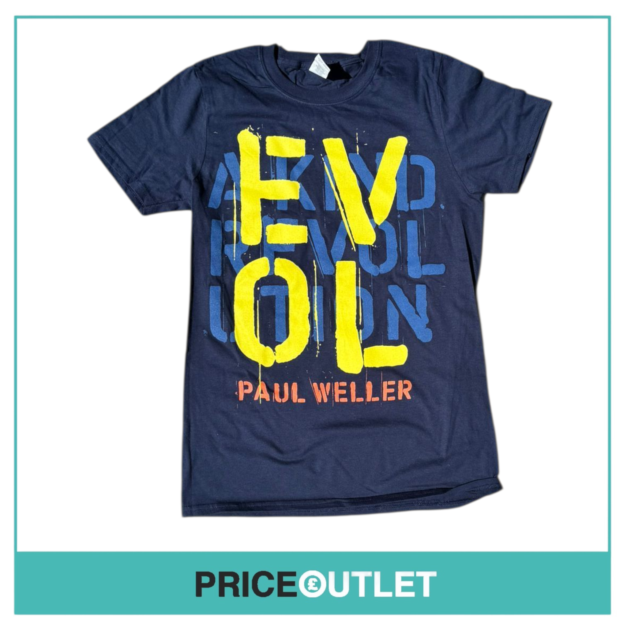 Paul weller - a kind revolution blue t-shirt (xl)