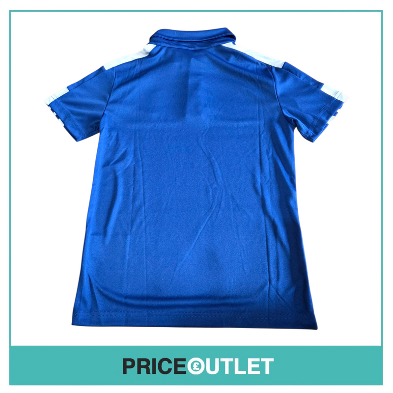 Leeds United football club - Blue polo (7-8 years)