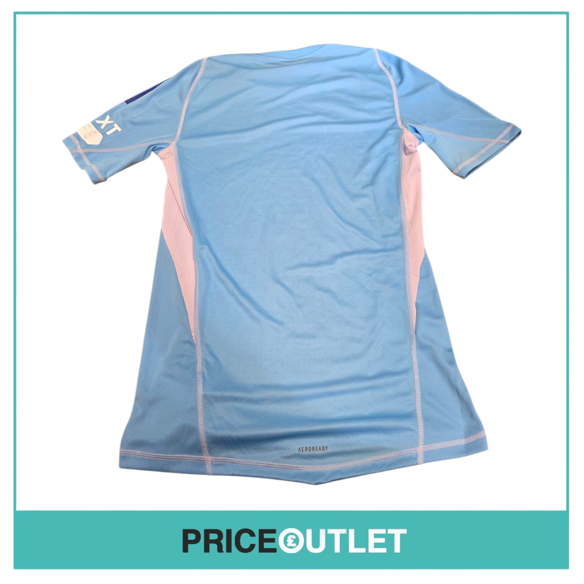 Leeds United football club - light blue jersey (medium)