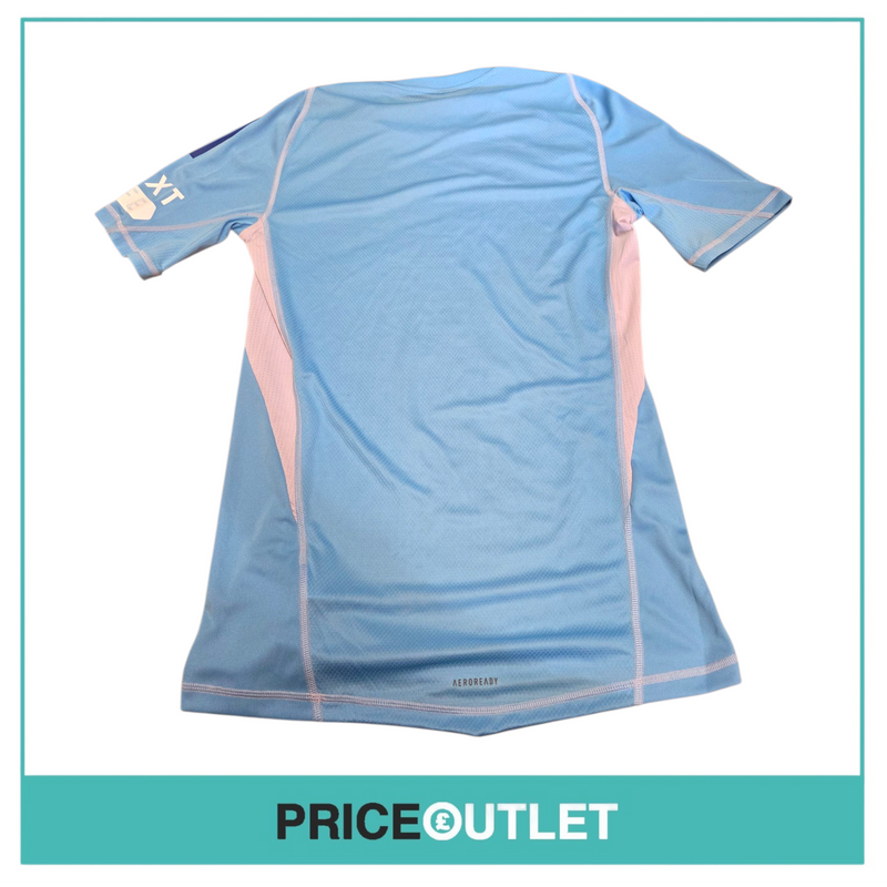 Leeds United football club - light blue jersey (medium)