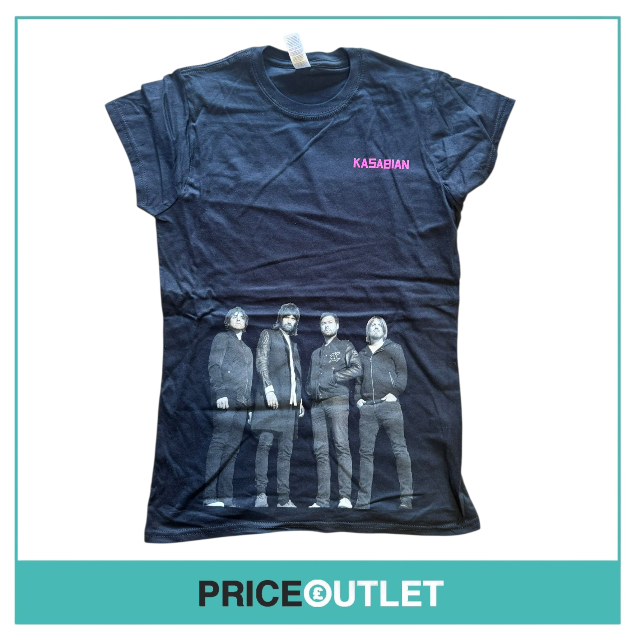 Kasabian - band photo - black t-shirt (small)