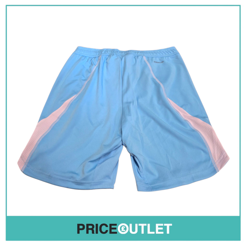 Leeds United football club - light blue goal keepers shorts (xl)