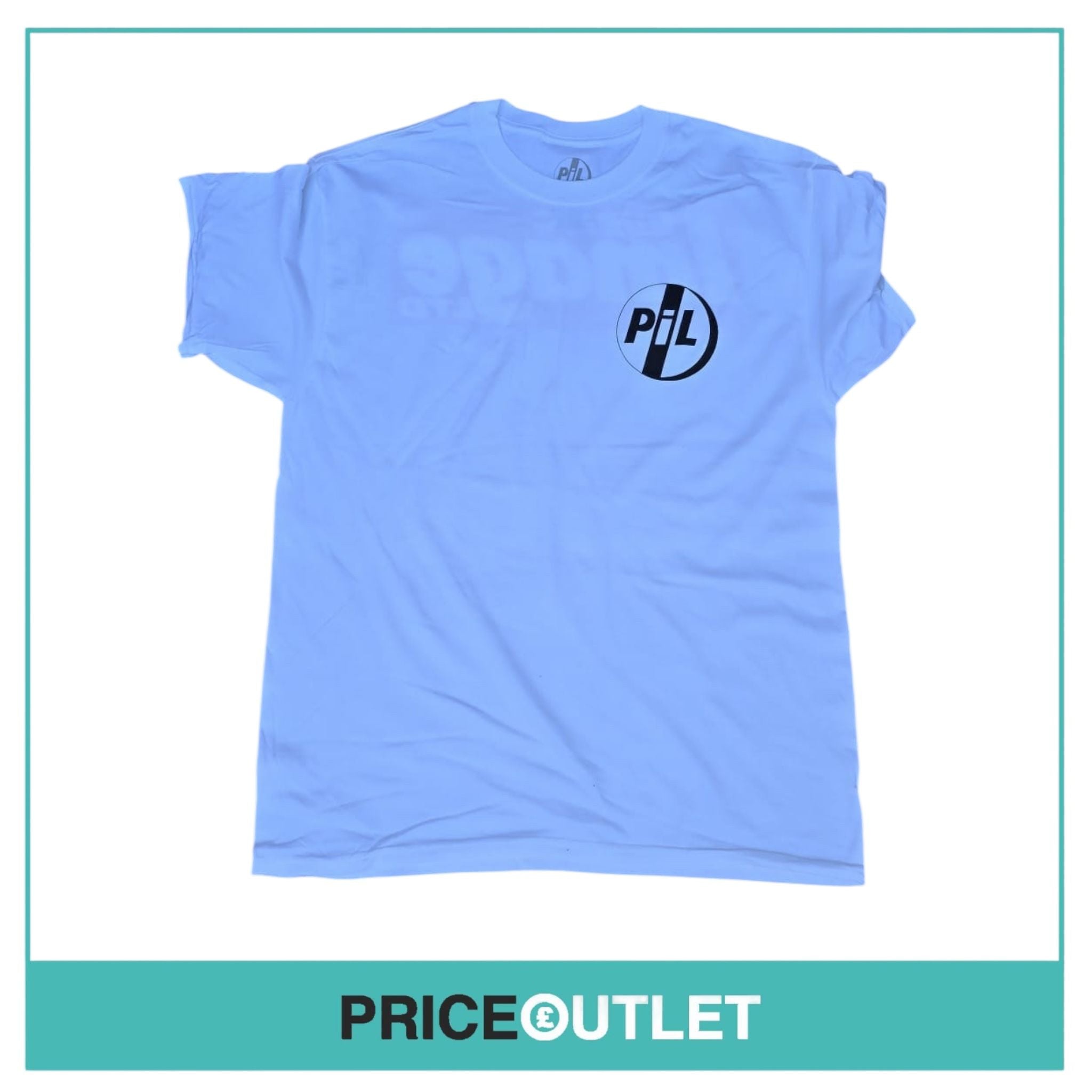 Pil Public Image ltd white t-shirt (small)