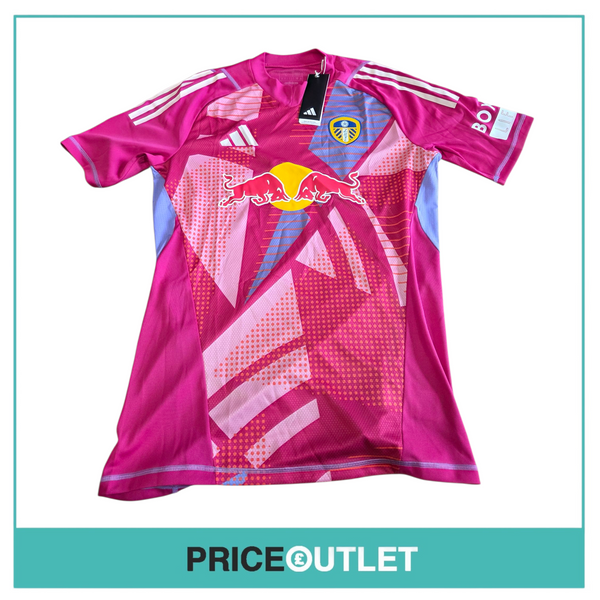 Leeds United football club - pink redbull jersey (xl)
