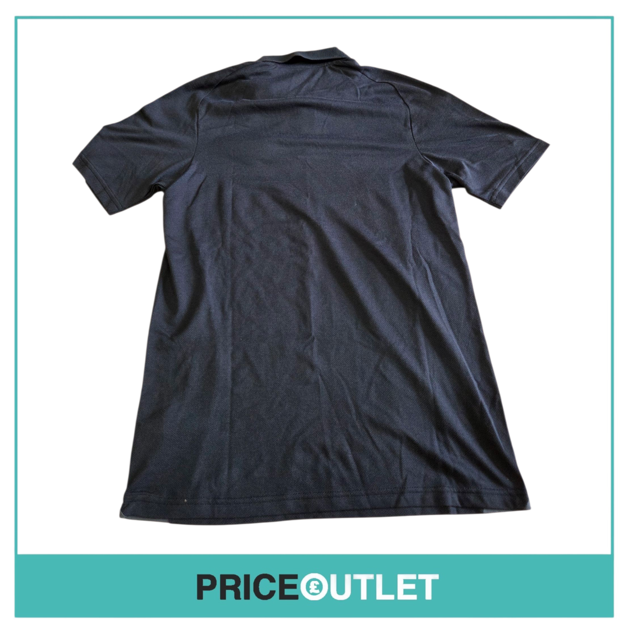 Leeds United football club - black polo (small)