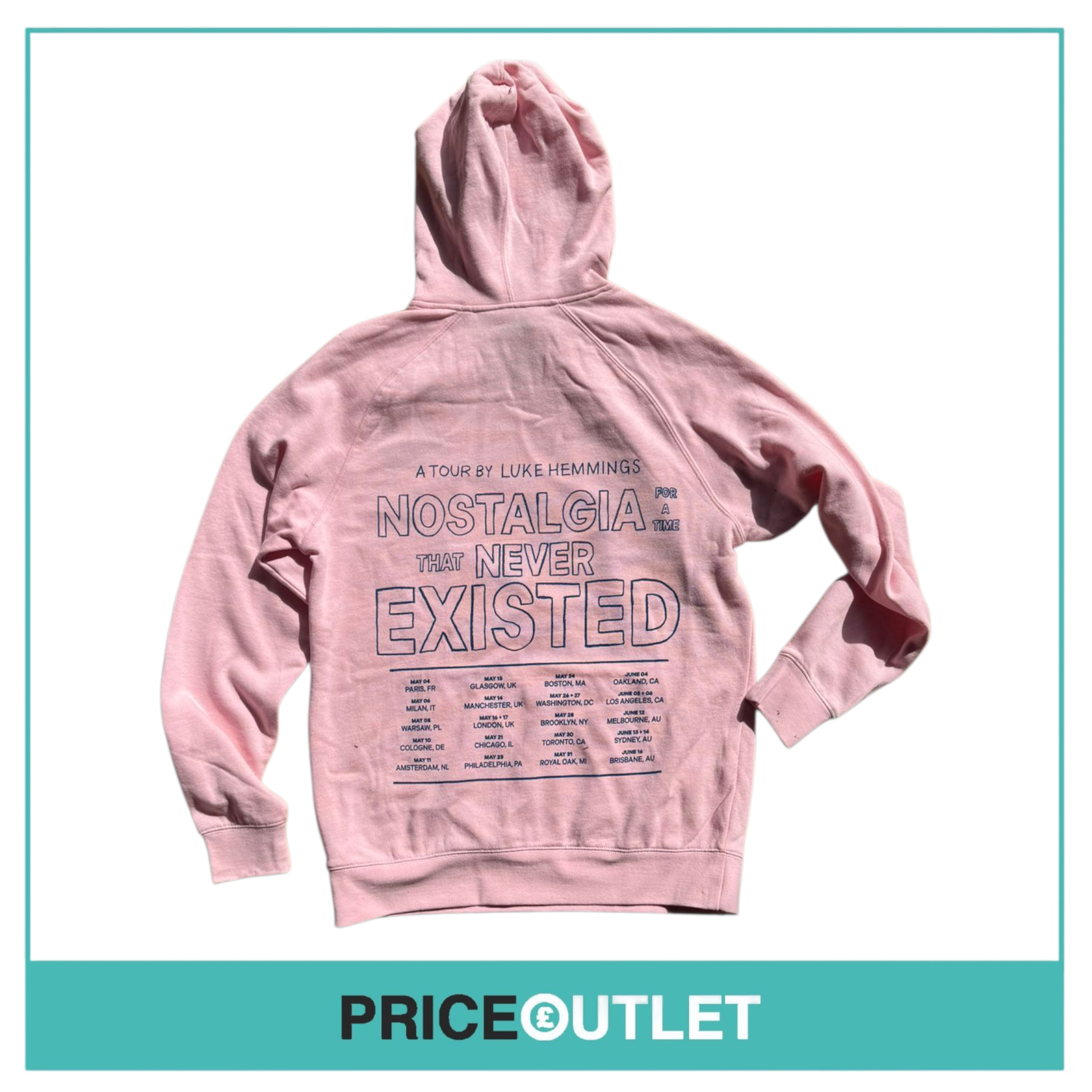 Luke hemmings- nostalgia for a time that never hoodie (medium)