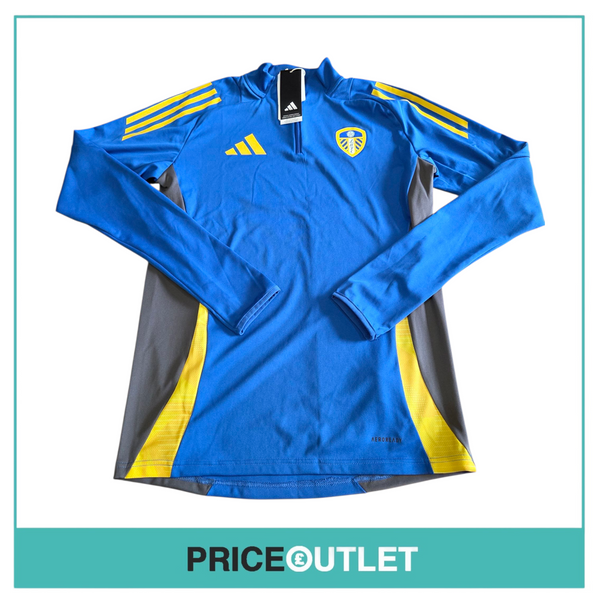 Leeds United football club - blue 1/4 zip (medium)