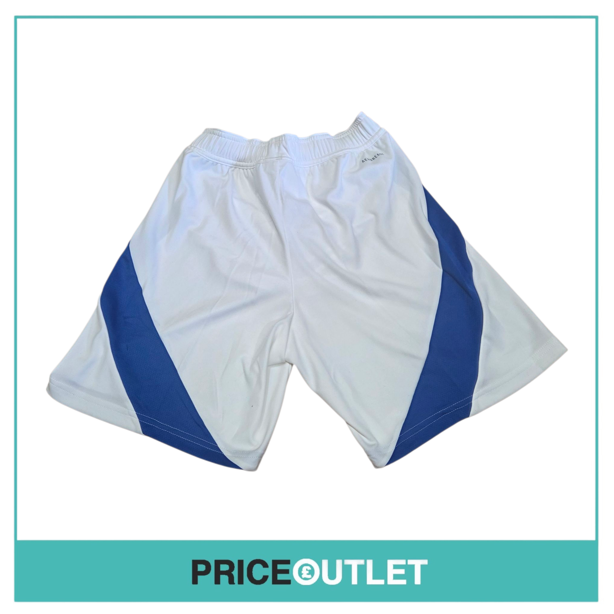 Leeds United football club - white shorts (xs)