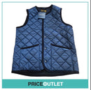 Lavenham - blue quilted gilet (m)