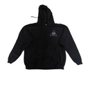 Roger waters - this is not a drill black zip-up hoodie (medium)