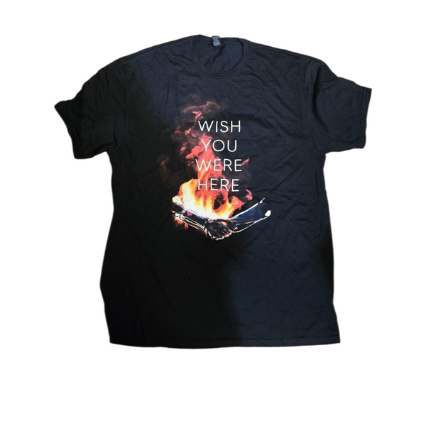 Roger waters - wish you was here black t-shirt (large)