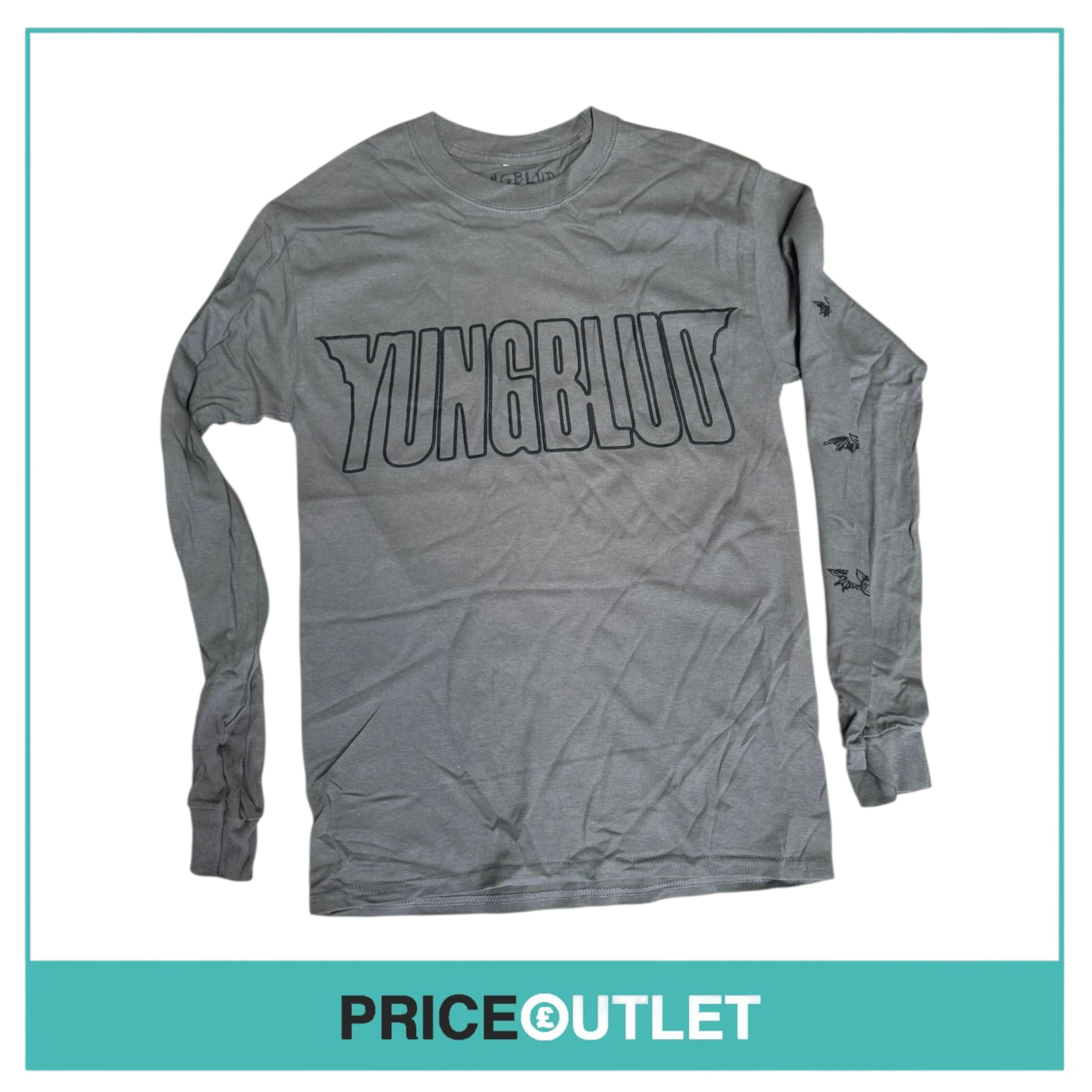 Yungblud - grey long sleeve top (large)