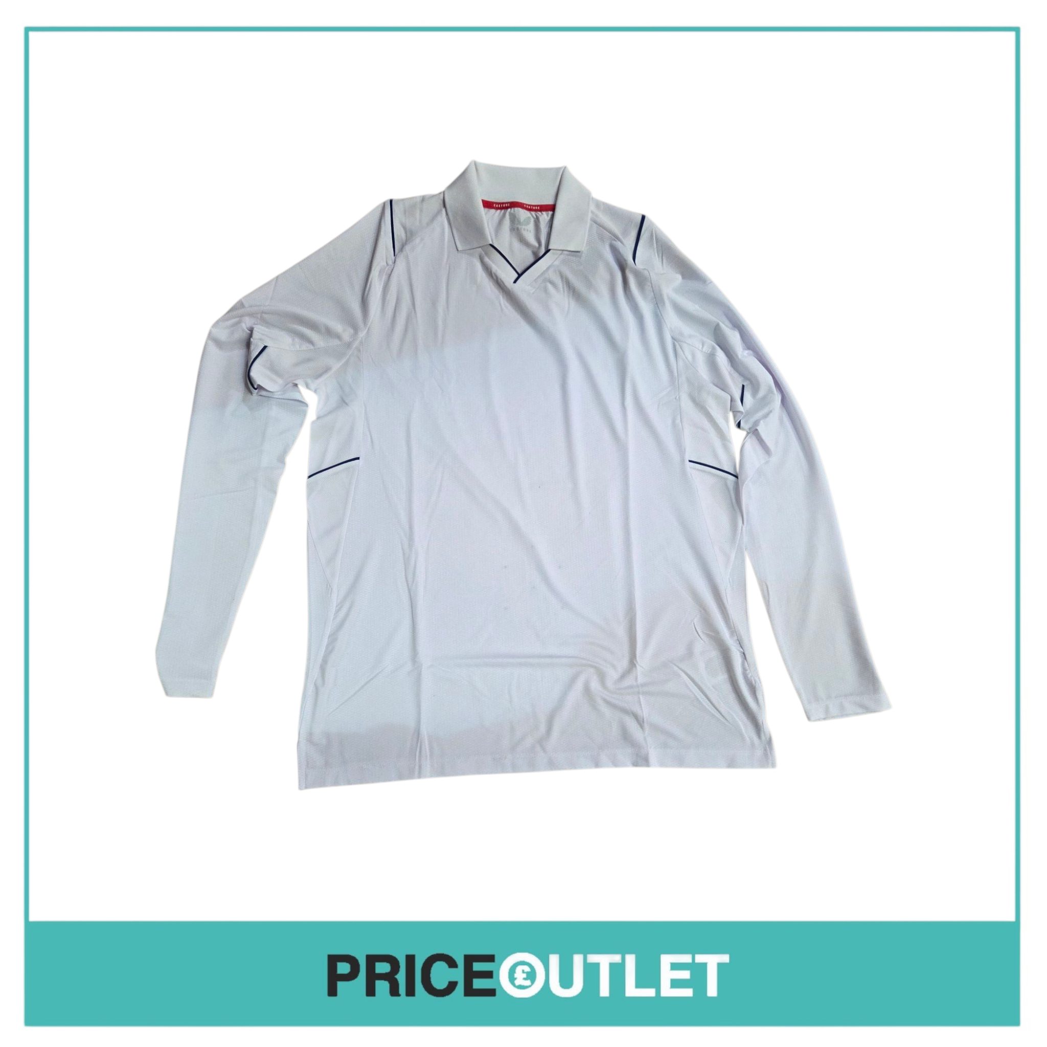 Castore England cricket. Pro long sleeve polo (unsponsored) Size uk xxl