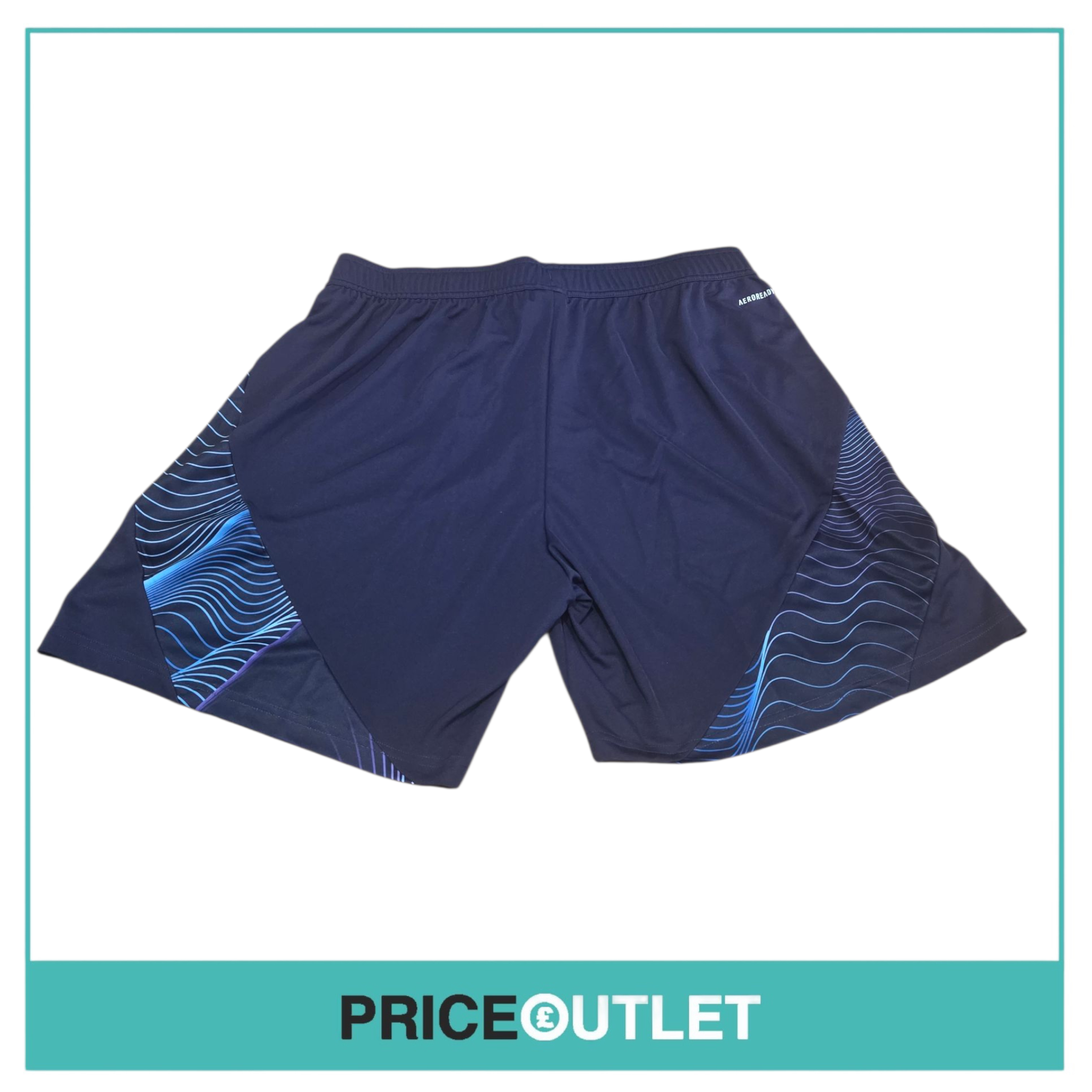 Leeds United football club - blue shorts with purple badge (xs)