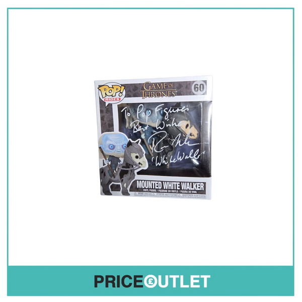Funko - Mounted White Walker #60. Signed by Ross Mullan