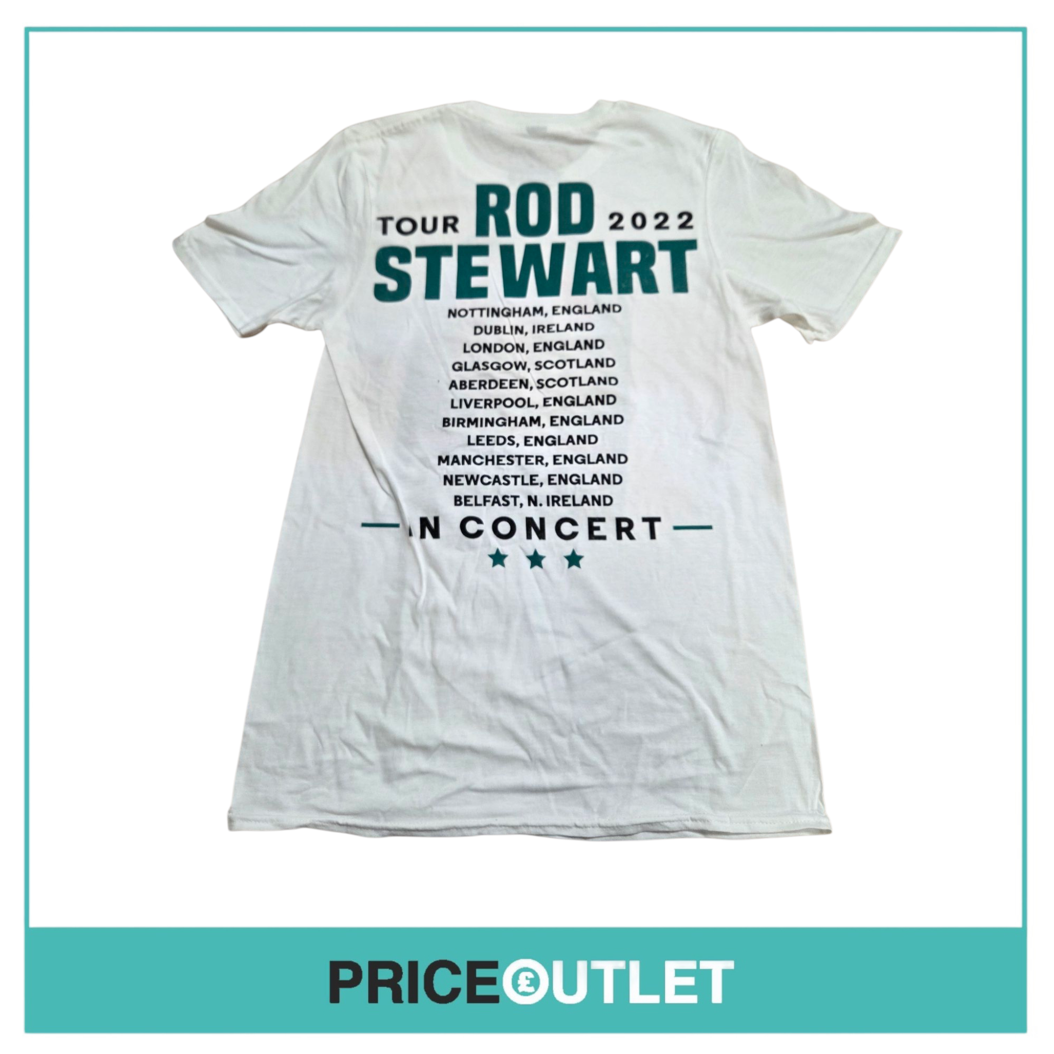 Rod stewart - 2022 tour tshirt i( in concert) size small