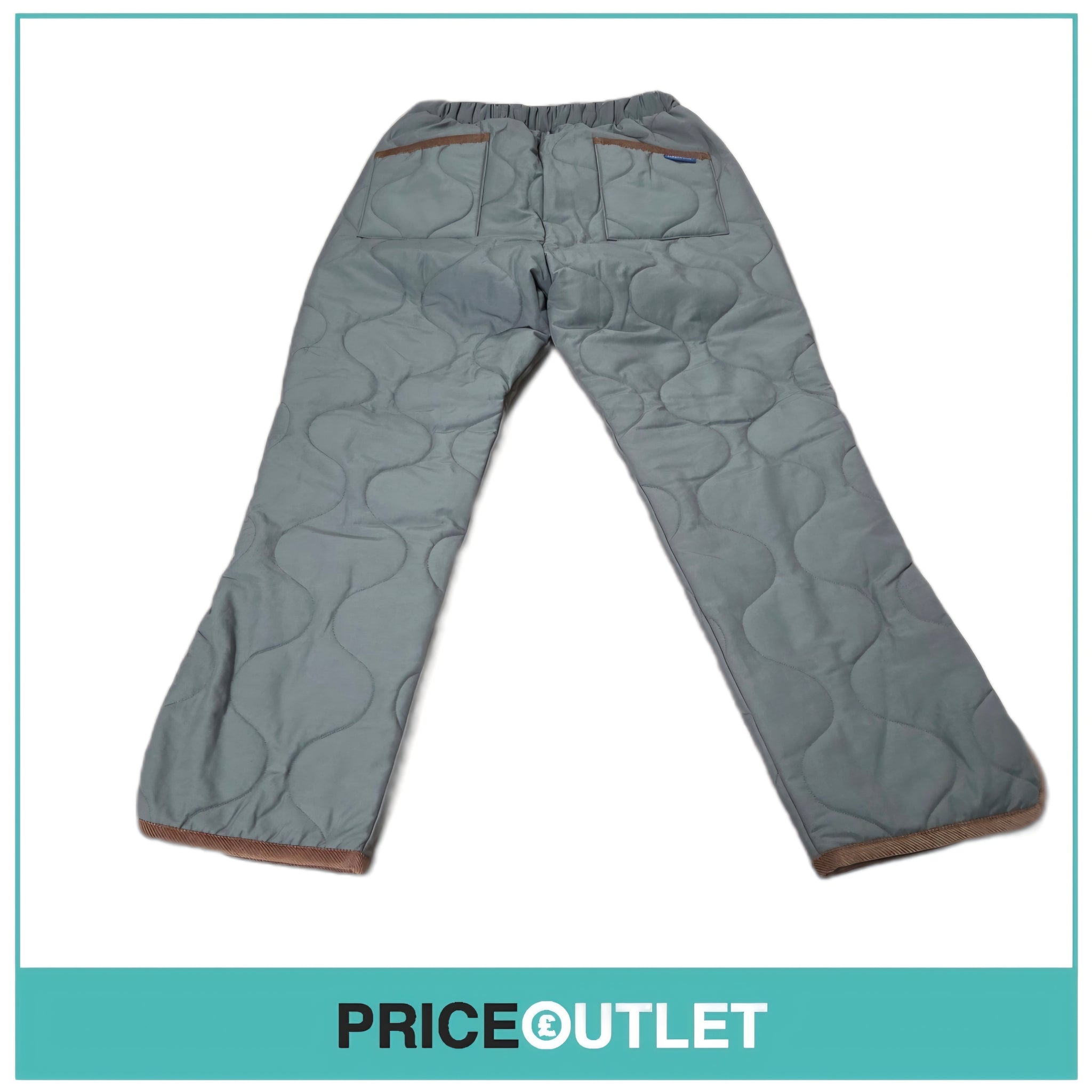 Lavenham - green quilted trousers (medium)