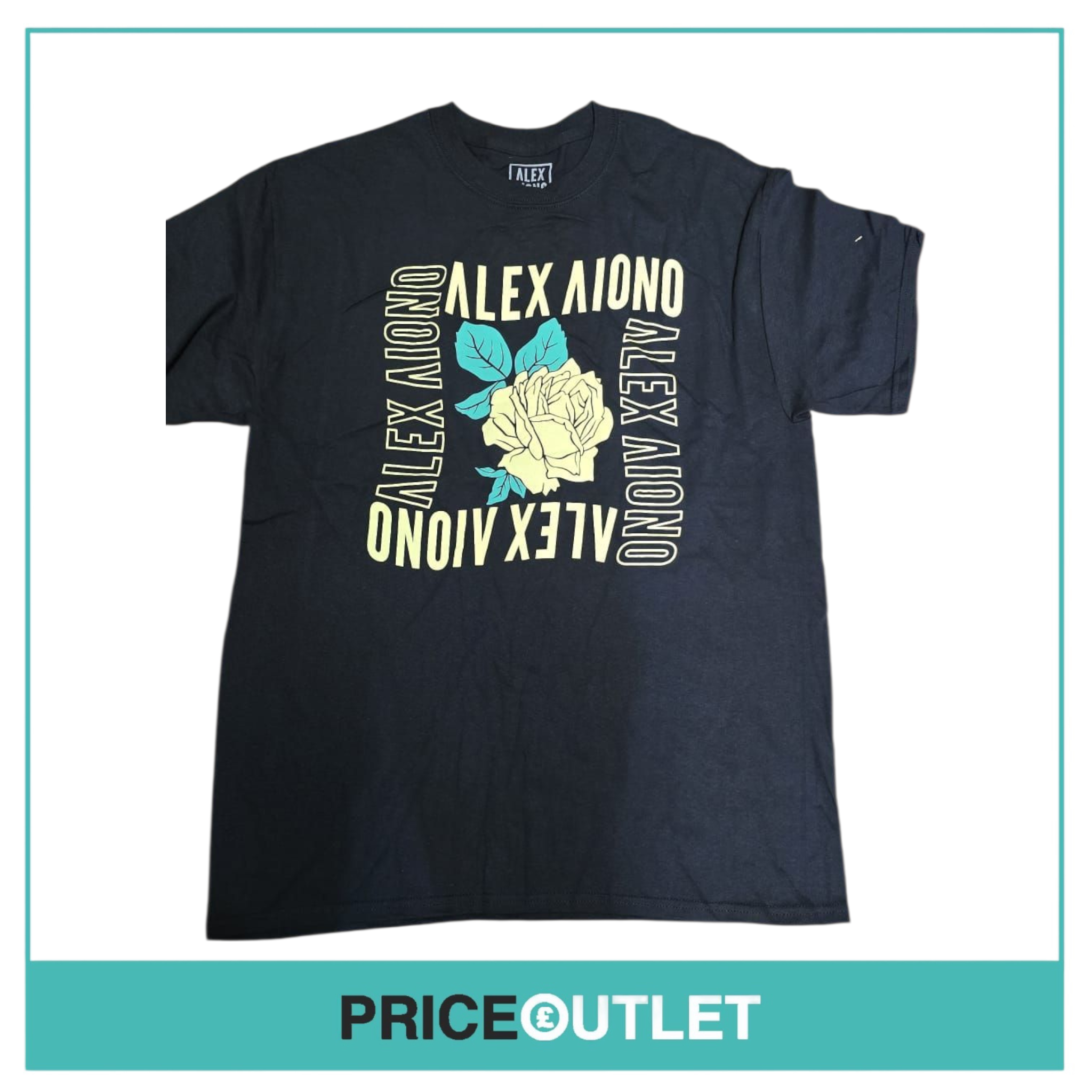 Alex aiono - black t-shirt (large)